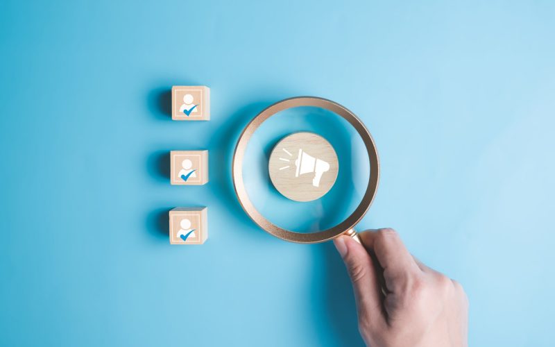 Job recruiting advertisement, Company hiring and selection